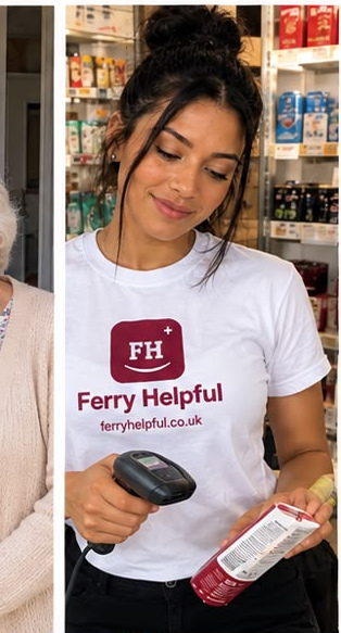 Ferry Helpful pharmacy team member preparing an order